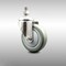 Service Caster 4 Inch 316SS Gray Polyurethane Wheel Swivel 3/8 Inch Threaded Stem Caster SCC SCC-SS316TS20S414-PPUB-381615 - alternate 3